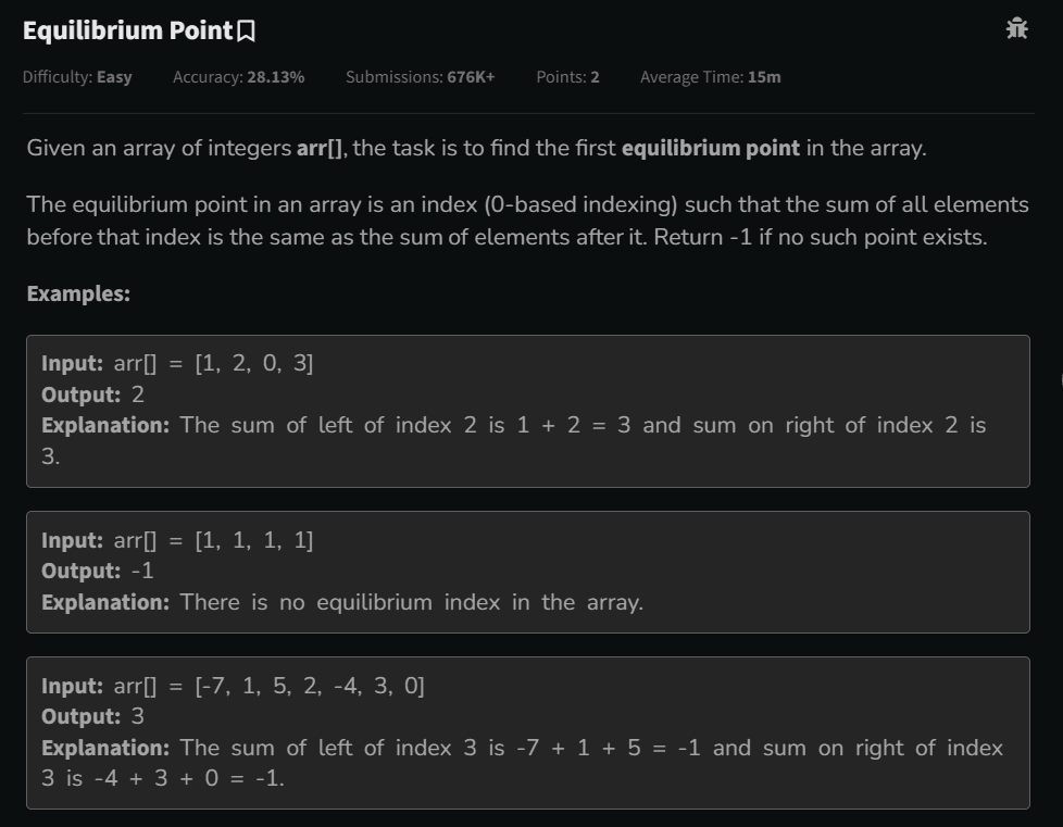 Equilibrium Point
