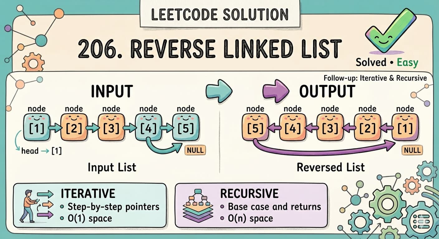Reverse LinkedList (LeetCode 206) – The One Trick That Changes Everything